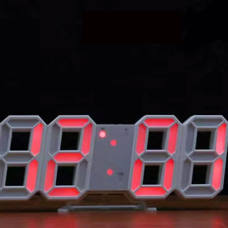 Digital Clock 3D LED Desk Clock for Bedroom Home Decor