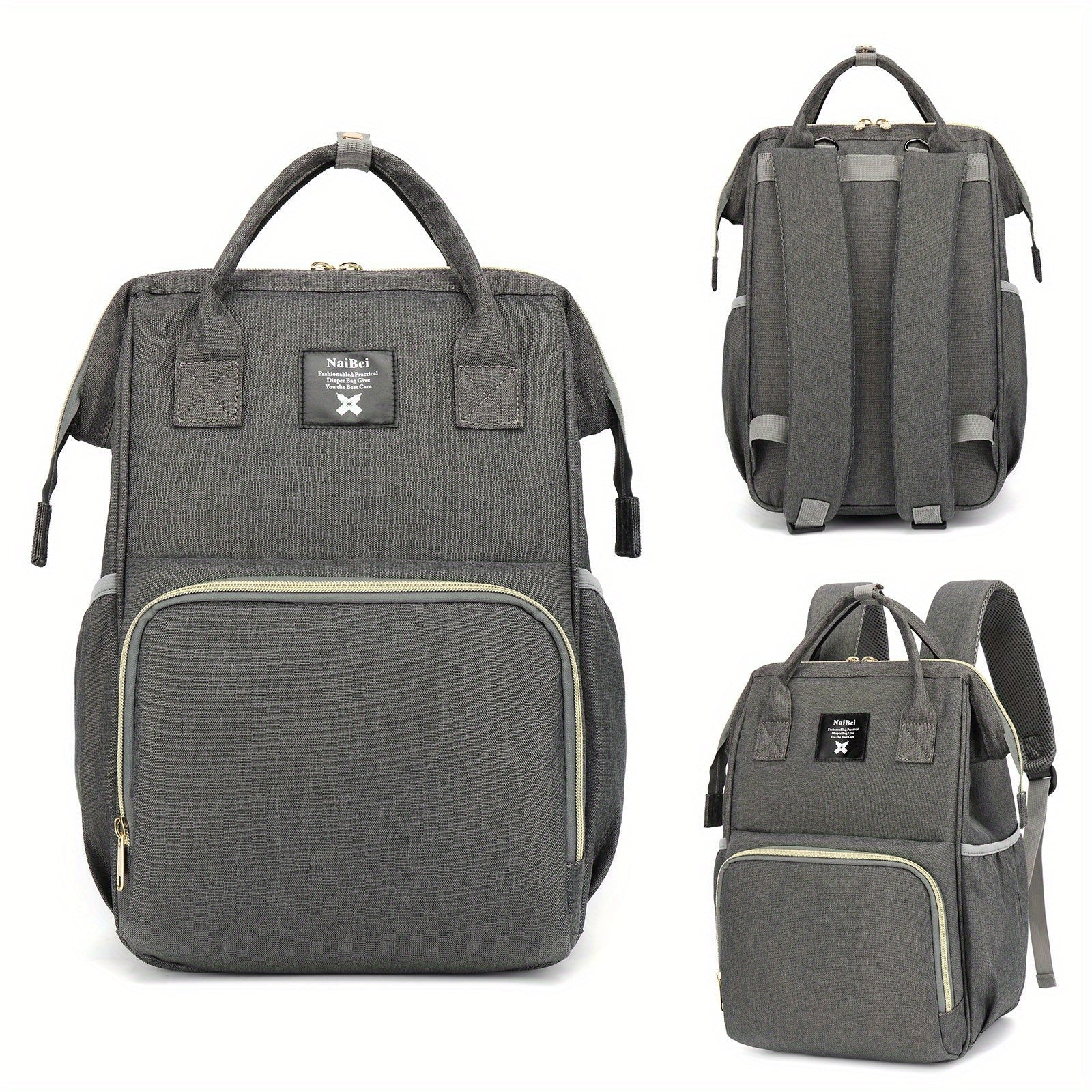 Waterproof Diaper Bag Backpack for Moms Travel Baby Essentials Large Capacity