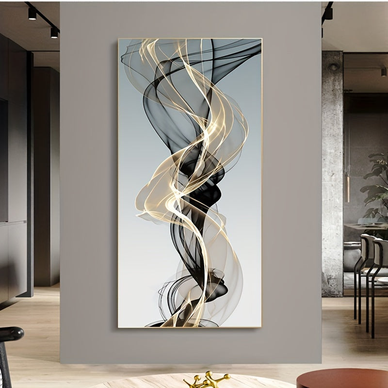 Nordic Modern Abstract Ribbon Oil Painting Canvas Wall Art for Living Room Bedroom Home Decor