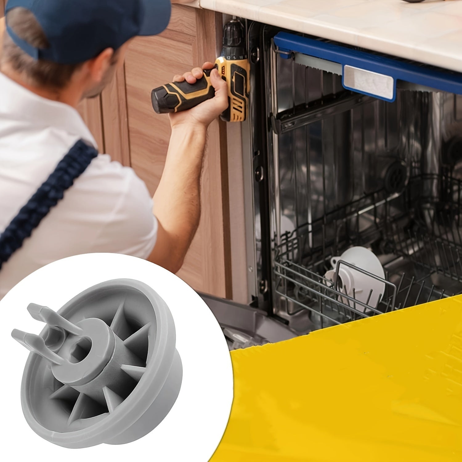 4/8шт. нижнее колесо для полки для посудомоечных машин Bosch Kenmore, заменяет 420198 423232 AP2802428