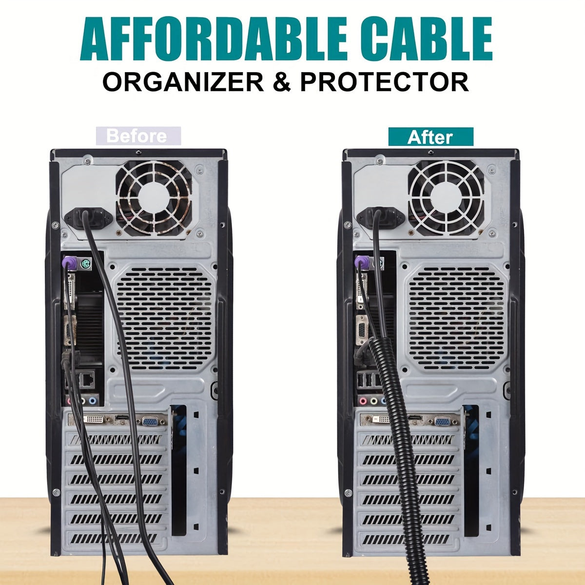 Moslashuvchan kabelni boshqarish qopqog'i 6 metr, olovni yong'inga qarshi simli loom quvurg'i