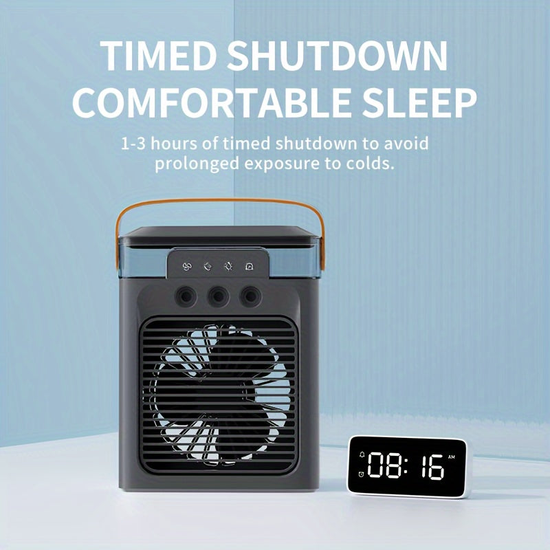 Portable Desktop Silent Fan with Adjustable Speed and 400ml Water Tank