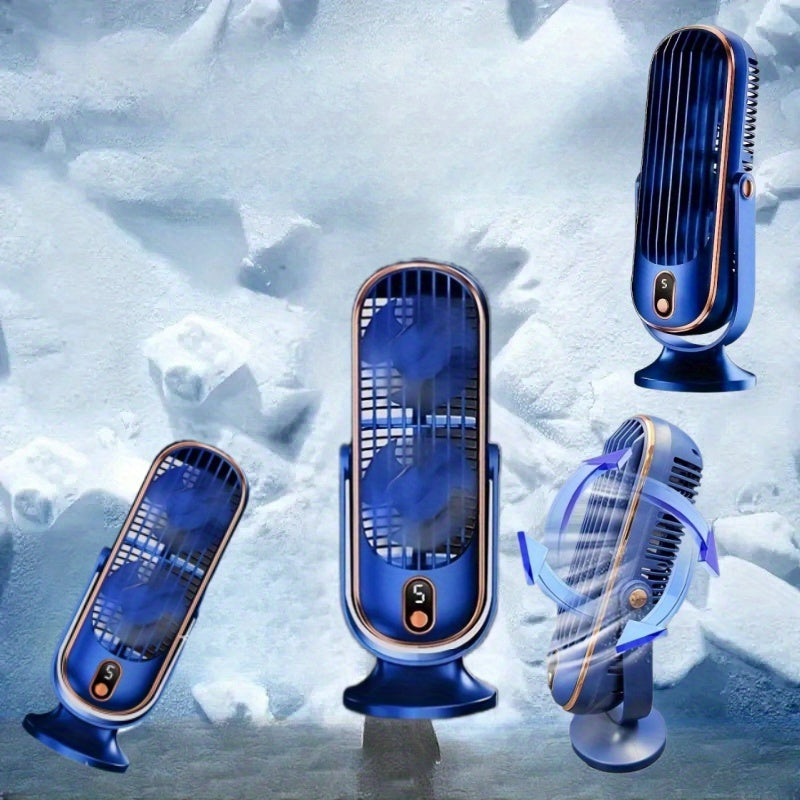 Car Desktop Fan with Low Noise and Three Speed Settings for Driving