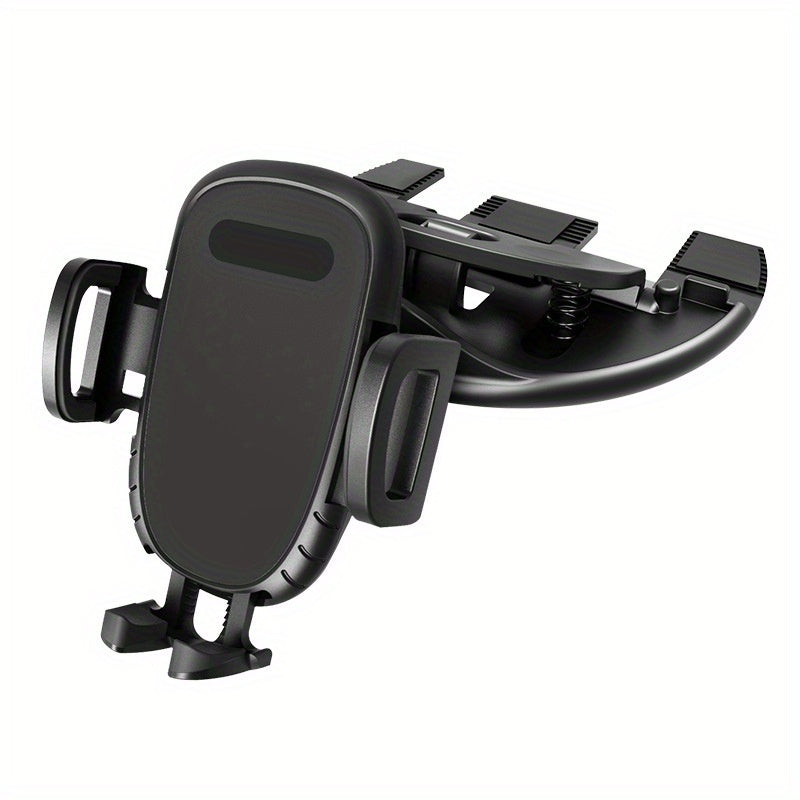 Soporte universal para teléfono de coche, montura en ranura de CD, silicona, rotación de 360°