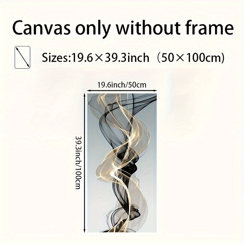 Nordic Modern Abstract Ribbon Oil Painting Canvas Wall Art for Living Room Bedroom Home Decor