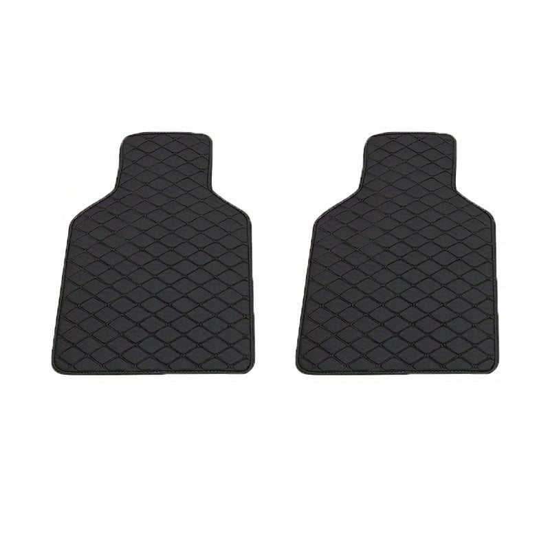 Car Floor Mats Waterproof Full Set Leather Interior Front Rear Automotive Accessories