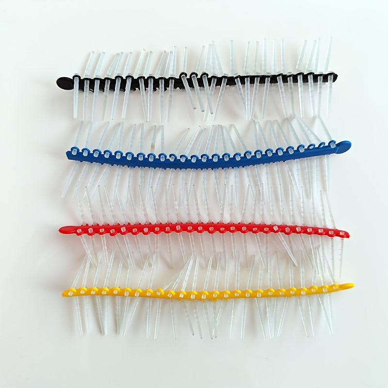 50pcs Quartz Fiberglass Rods with Matte Finish Transparent Blue Yellow Threaded Ends Industrial