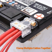 2 Pack Heavy Duty Automotive Battery Terminal Connectors with Protective Cover