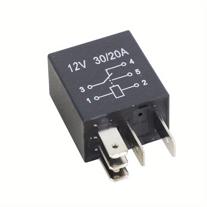 Universal 12V 30A Car Relay for High/Low Beams Air Conditioner Oil Pump