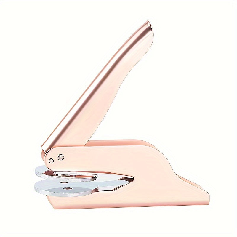 Heavy Duty Steel Embossing Stamp for Logos and Book Embossing