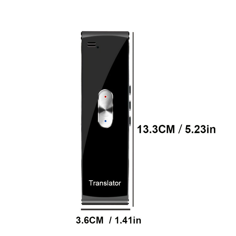 Real-Time 2-Way Voice Translator with 137 Languages USB Rechargeable Wireless for Travel Learning Business