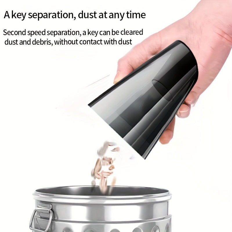 Handheld Car Vacuum Cleaner 4KPa Suction 100W 0.3L Dust Cup 5m Cord No Battery