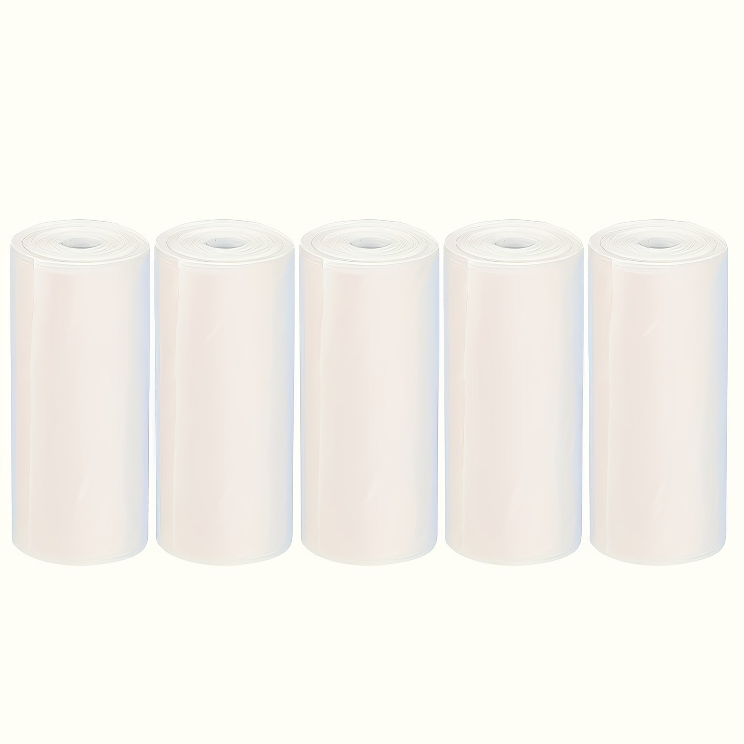 Mini Thermal Paper Rolls 57x25mm Inkless Printing for Portable Pocket Printers 5 Pack
