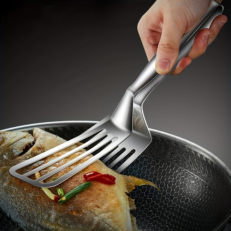 Bir ko'p funksiyali zanglamaydigan po'latdan yasalgan xizmat qozoni bufet, baliq qovurish, non, steak, salat va shirinliklar uchun - oziq-ovqat tayyorlash va taqdimot uchun mukammal.