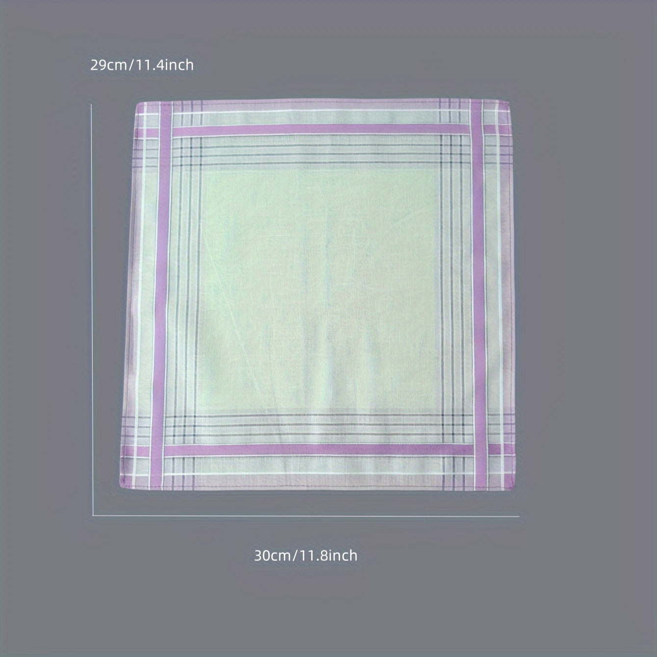 Erkaklar va ayollar uchun chiziqli dizayndagi 6 ta paxta sharf to'plami