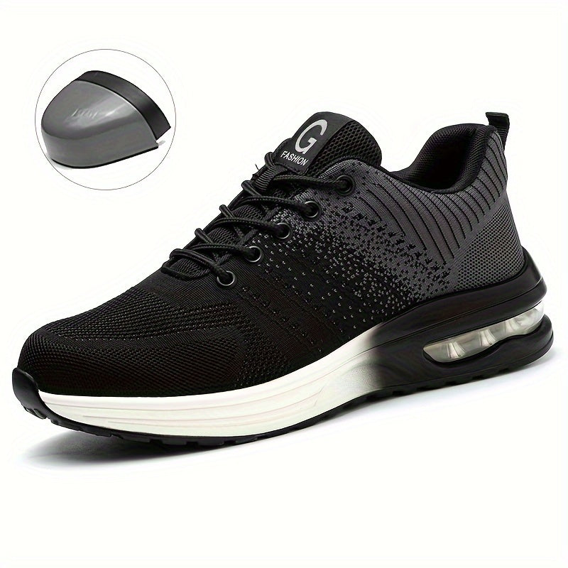 Women's Steel Toe Safety Shoes Breathable Anti-Odor Work Shoes With PU Sole