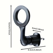 Soporte de teléfono para ventilación de coche universal negro con rotación de 360° y soporte magnético