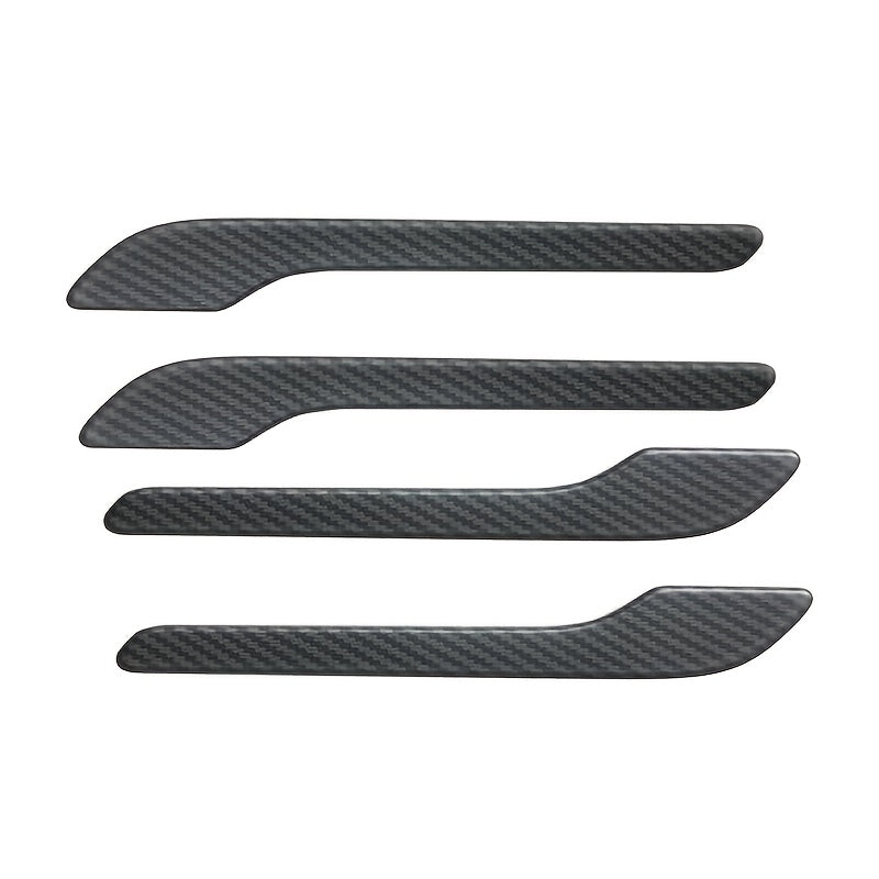 Car Door Handle Protection Film Carbon Fiber for Tesla Model 3 Y Scratch Resistant 4pcs