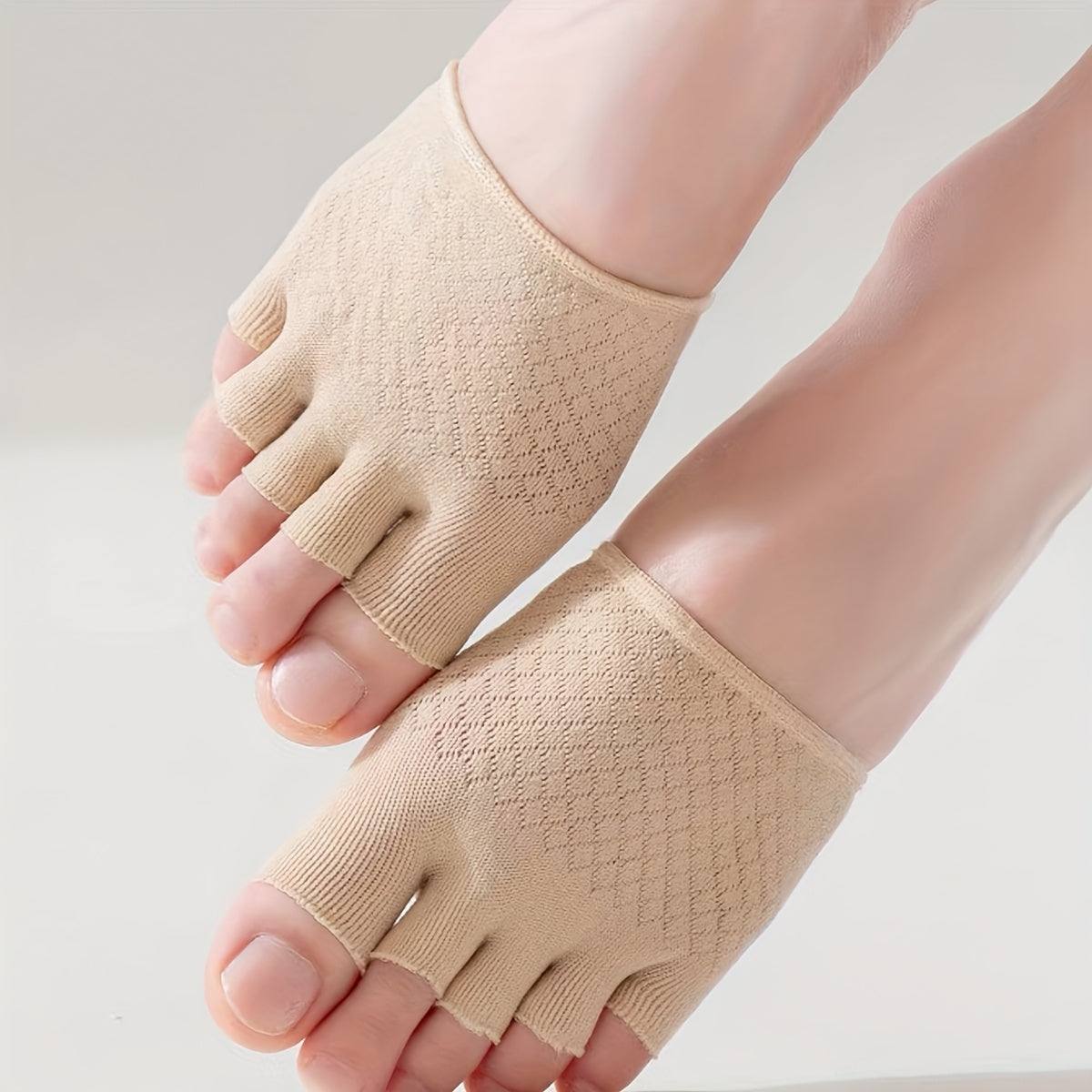 Ayollar uchun ultra ingichka besh barmoqli yuqori qadamli ochiq oyoqli qulay tashqi sandal kiyim