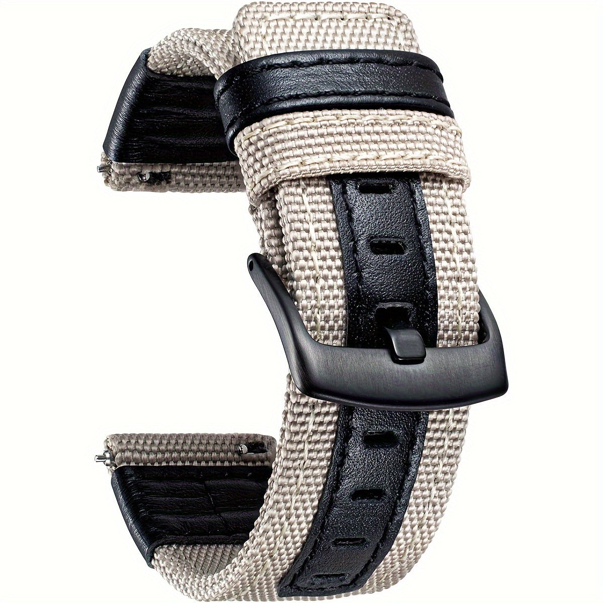 Nylon Quick Release Watch Band Canvas Fabric Strap Stainless Steel Buckle 20/22mm