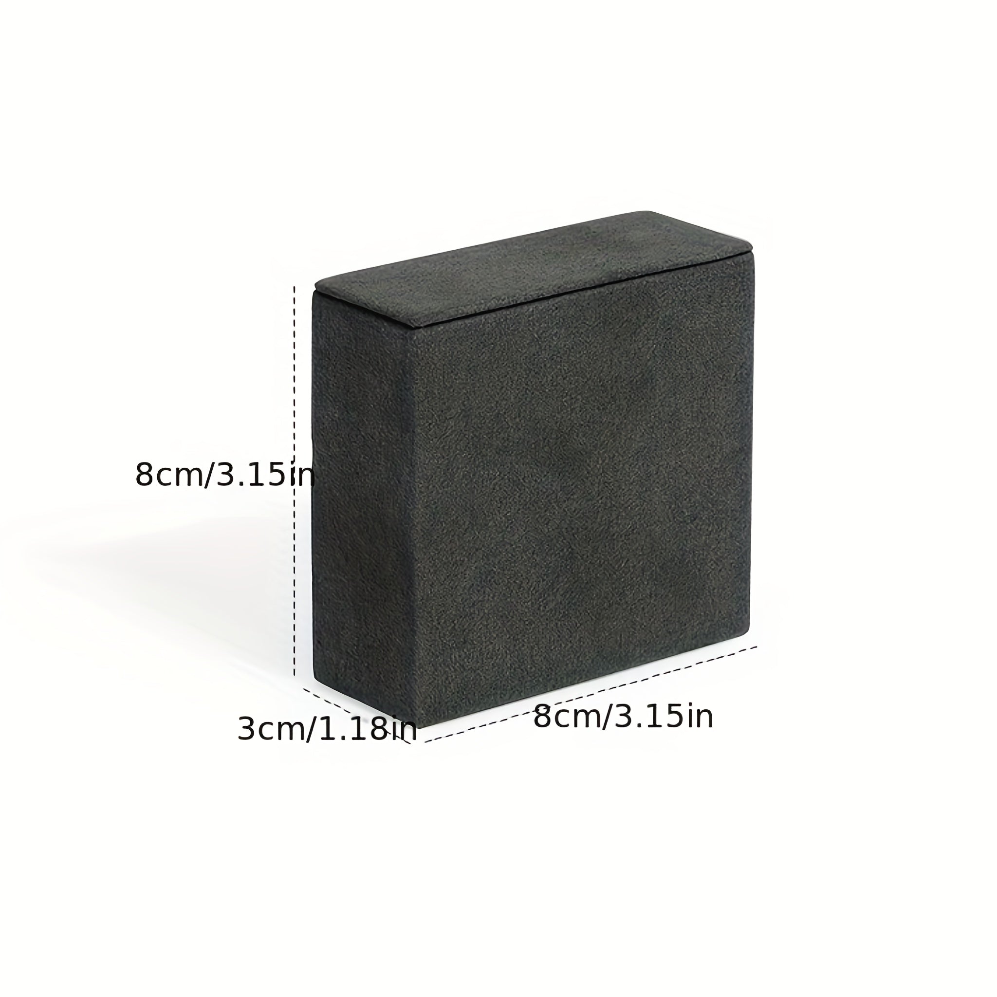 Набор дисплеев для украшений серого цвета с кулоном, серьгами, кольцом, подставкой и подносом