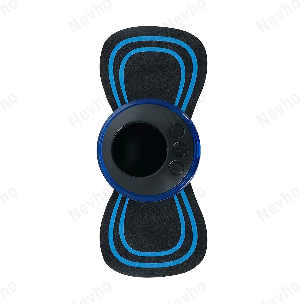 Mini Neck Massager with 8 Modes 19 Intensity Levels Full-Body Massage Patch