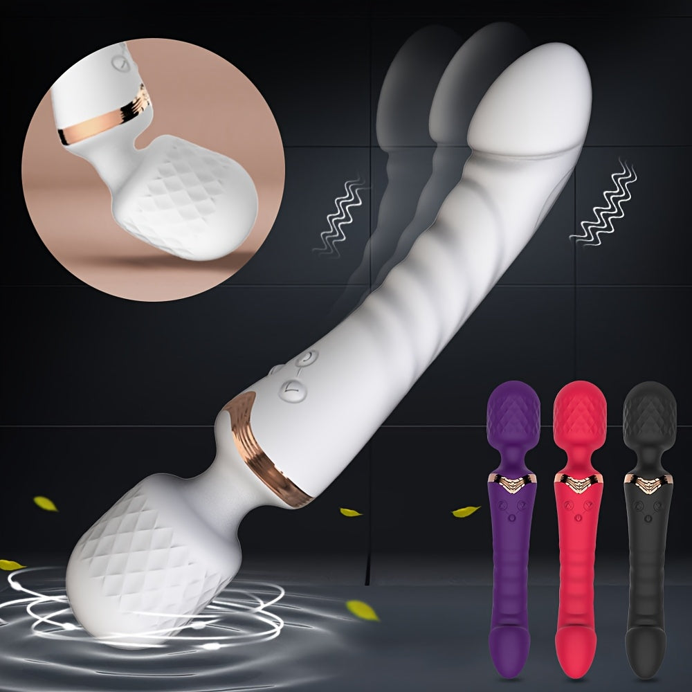 Women Silicone Dual Motor G-Spot Vibrator With Multiple Modes