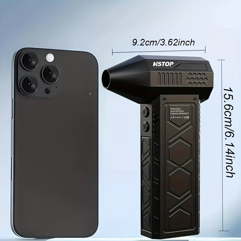 Portable Turbo Jet Fan Air Blower for Dust Removal USB Rechargeable