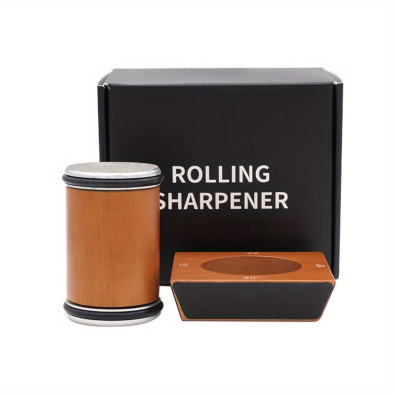 Kitchen Knife Sharpener Kit with Diamond Stone Set and Magnetic Angle Guide