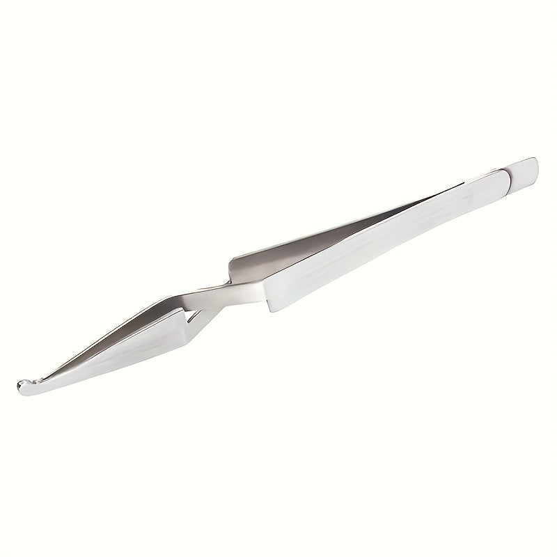 Stainless Steel Precision Tweezers with Fine Tip and Reverse Action