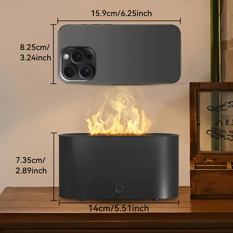 Difusor de aceites esenciales con alimentación USB y luz nocturna, apagado automático, 1L