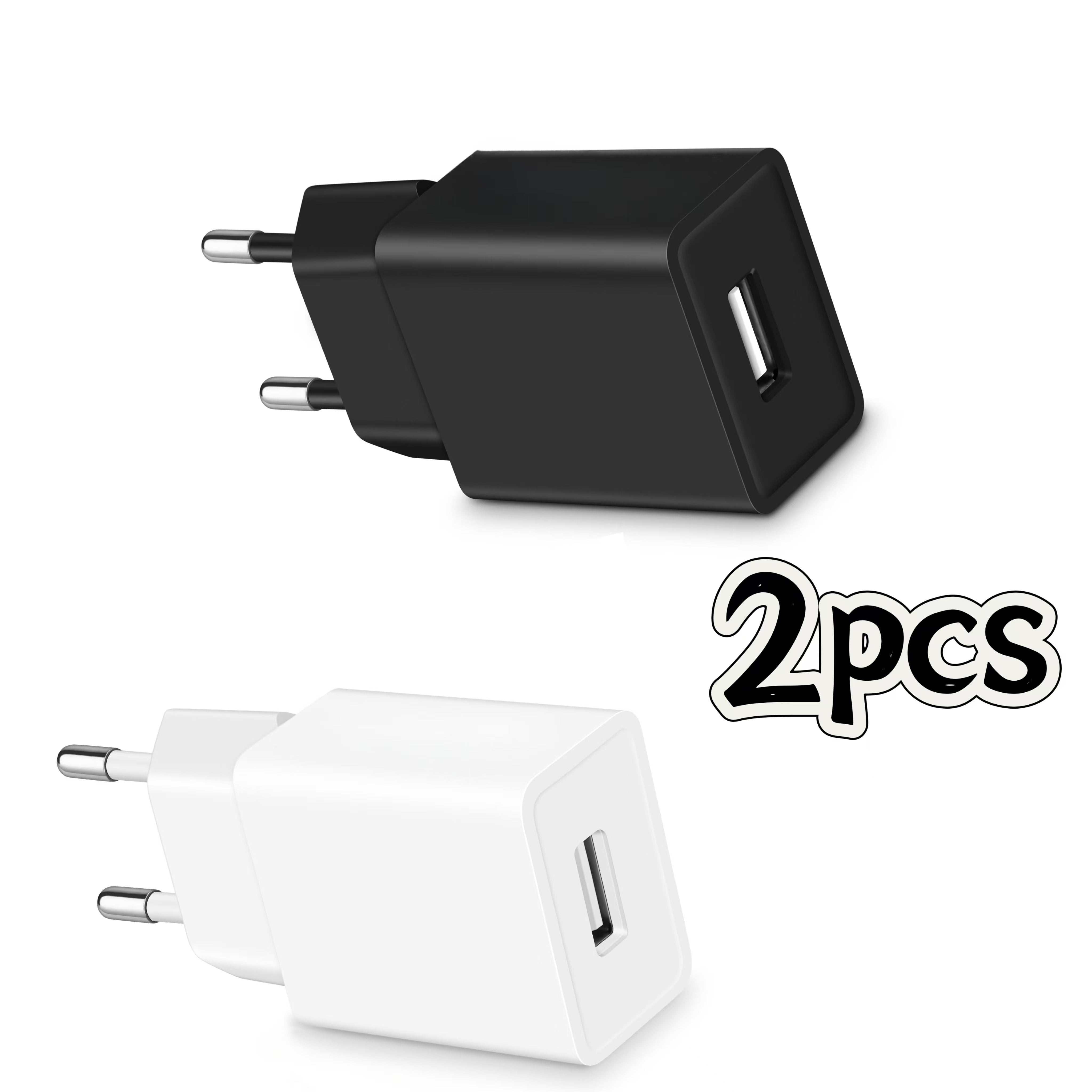 Universal 10W USB Wall Charger Compact 5V2A EU Plug Portable Power Adapter
