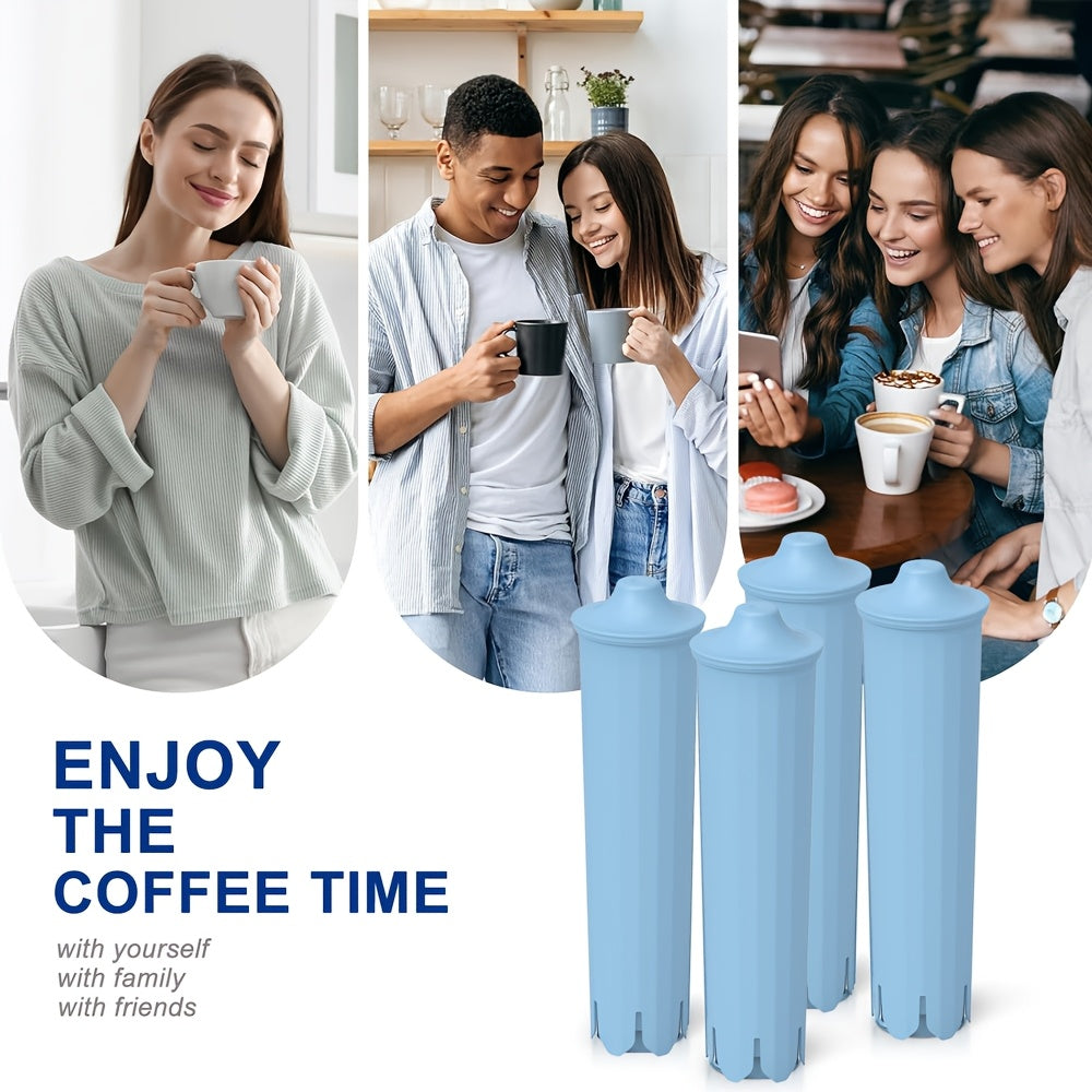 Water Filter Replacement 1/2/4 Pack for Coffee Machines Blue Capresso