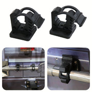 2-Pack Durable TPU Clamps for Offroad Vehicles, ATVs, Boats, 2.54-3.28 cm Diameter