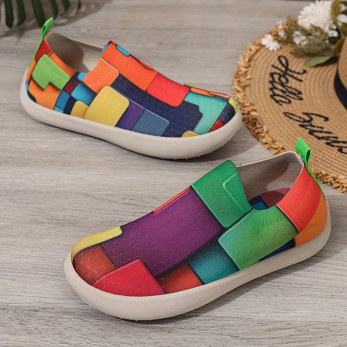 Women's Plus Size Breathable Casual Sneakers with Air Cushion