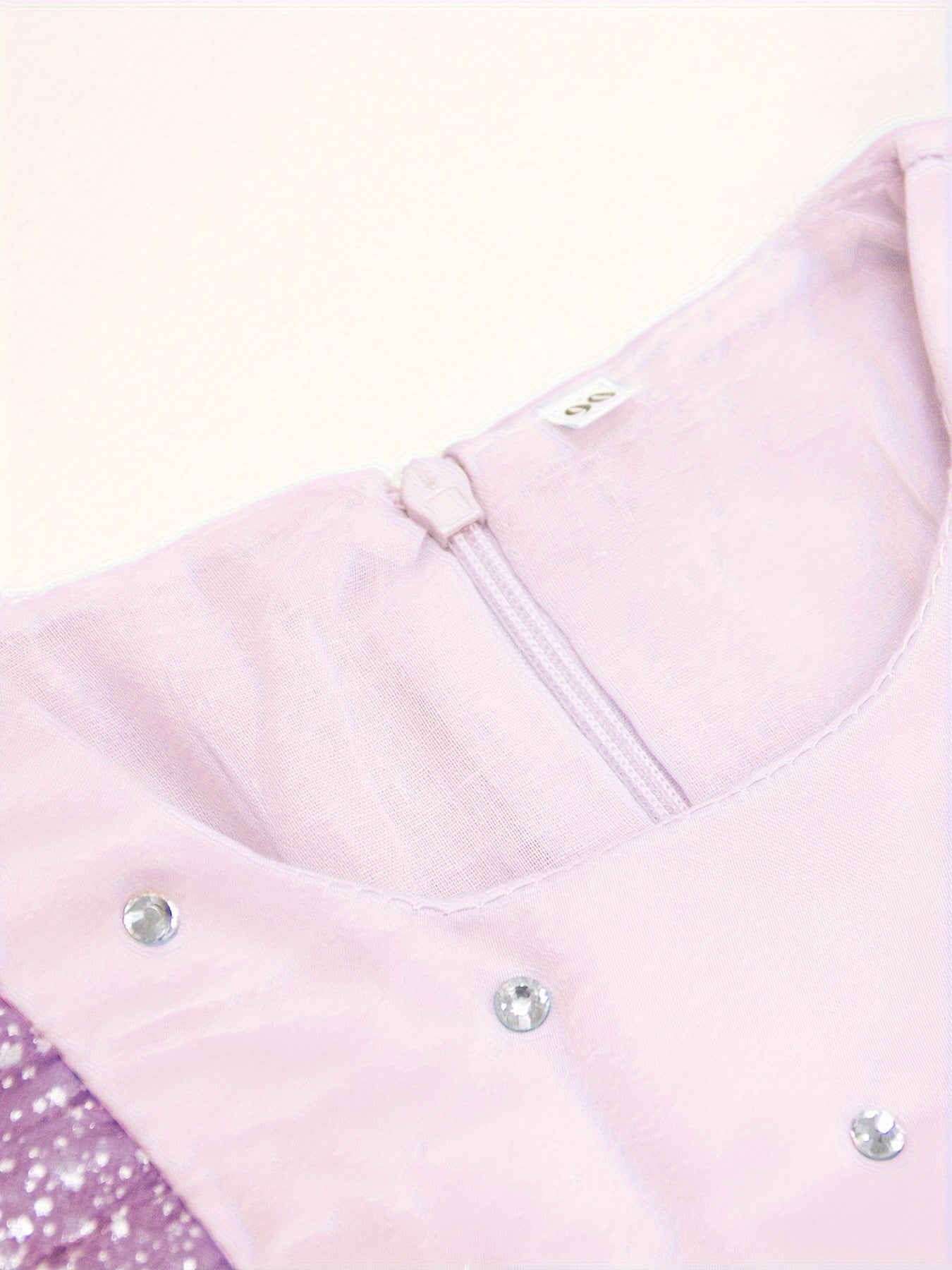 Girls Princess Dress with Flying Sleeves Galaxy Pattern for Birthday Party