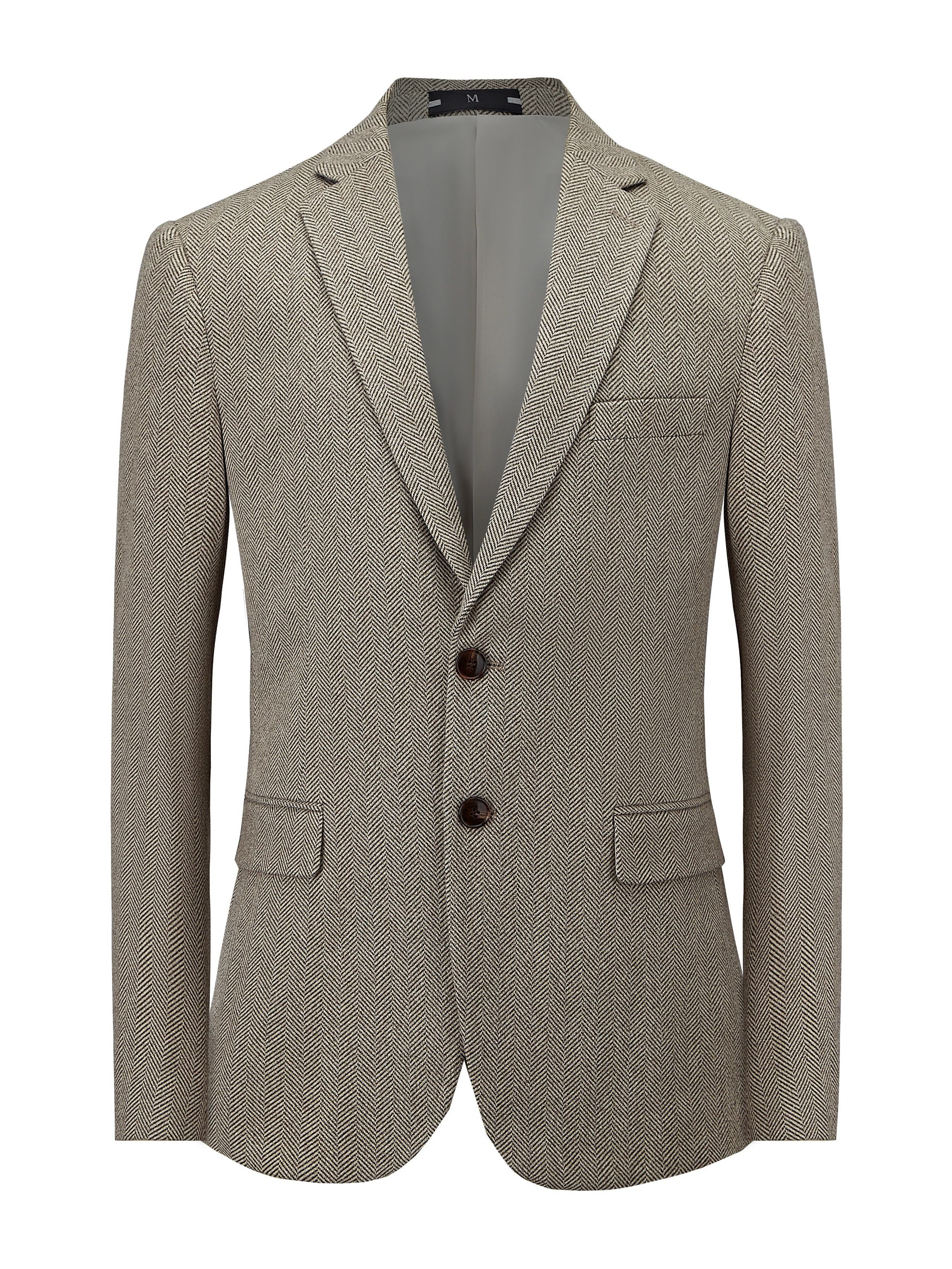 Мужской костюм из полиэстера с рисунком «елочка», длинный рукав, рабочая одежда, классический крой