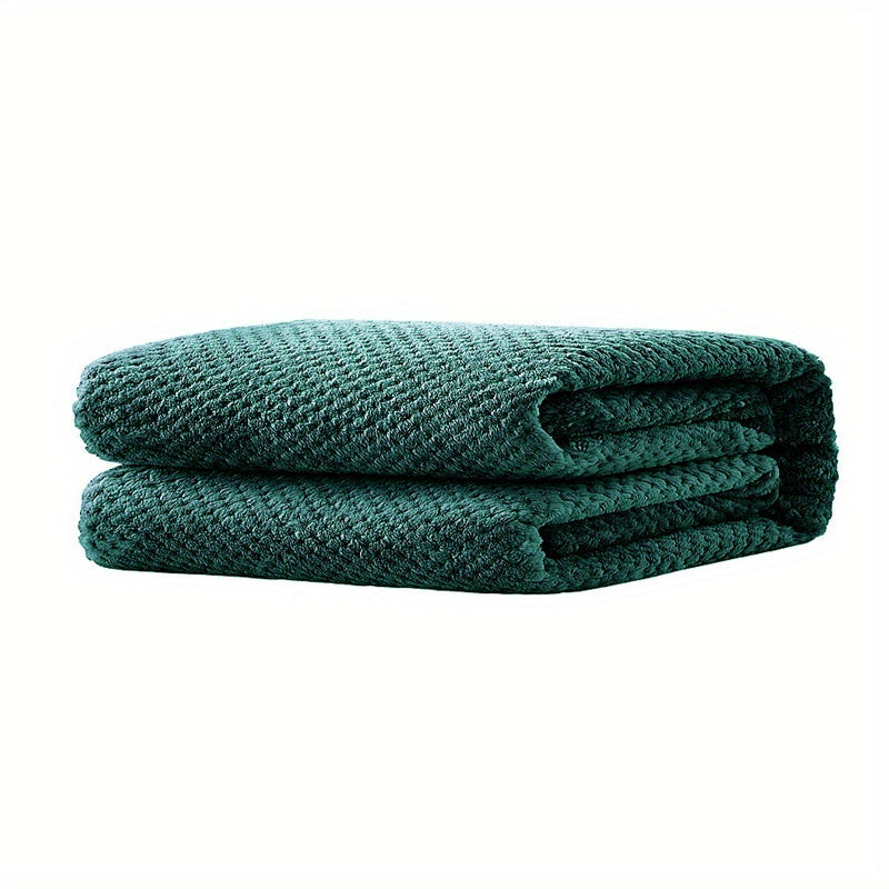 Yumshoq va qulay bir rangli ko'rpa, qulay uxlash, divanda dam olish, divanda iliq qolish, ofisda, yotoqda, sayohat yoki lagerda foydalanish uchun mukammal.