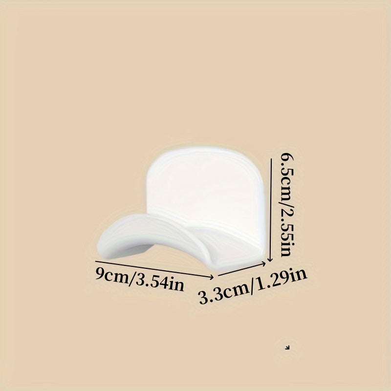 Ganchos de pared de plástico con diseño curvado para colgar sombreros, bolsos y accesorios