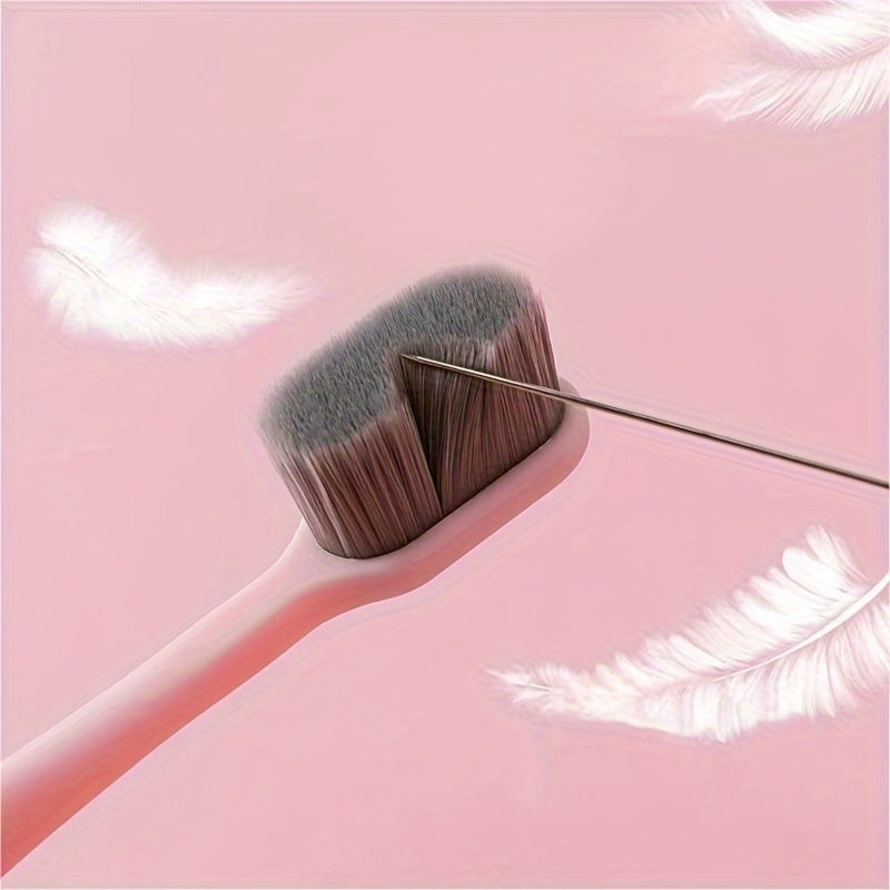 Yapon uslubidagi super yumshoq sochli qutilangan bambuk ko'mir tish cho'tkasi, to'rt rangda mavjud.