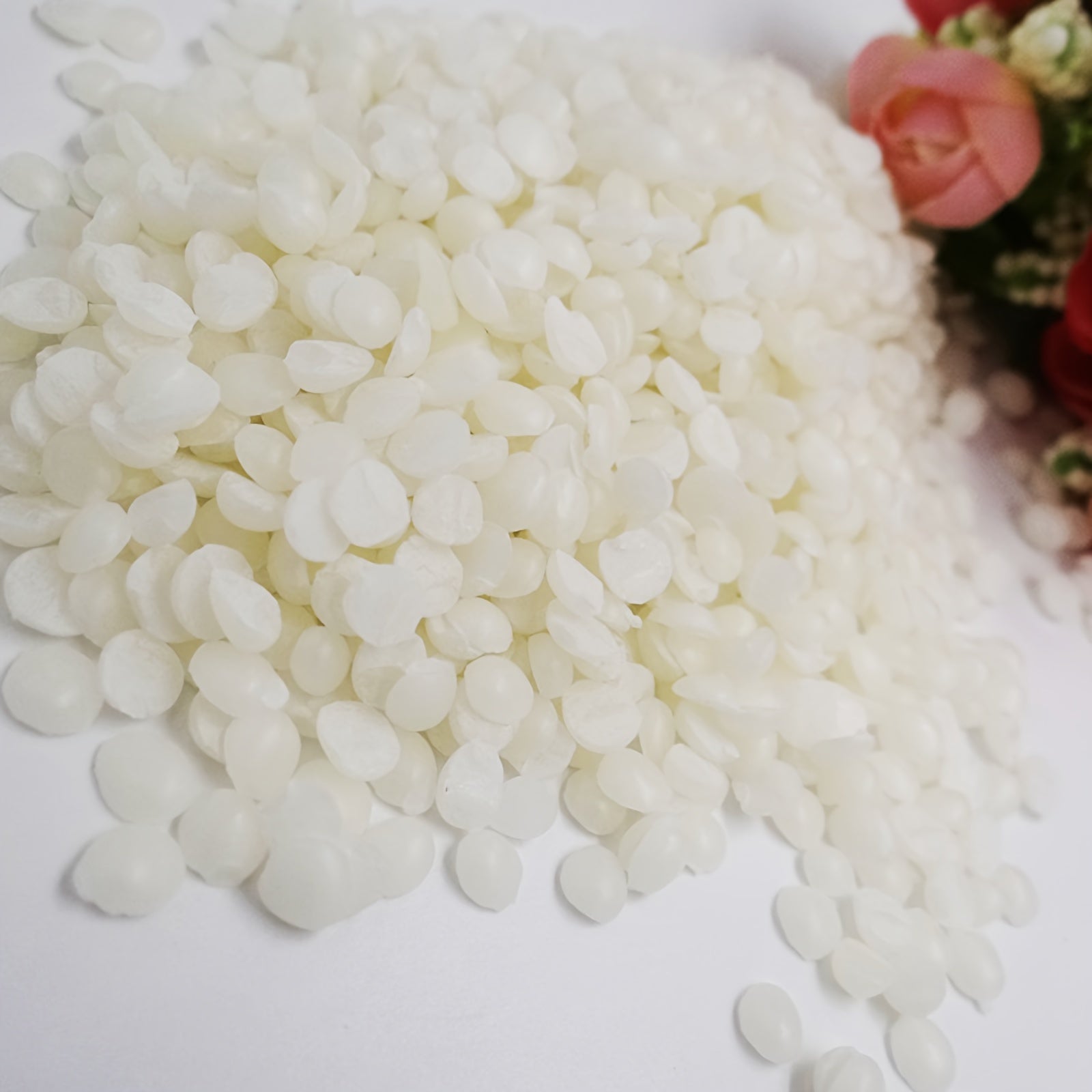 White Beeswax Pellets 2.2lb for Candle Making DIY Beeswax Pastilles