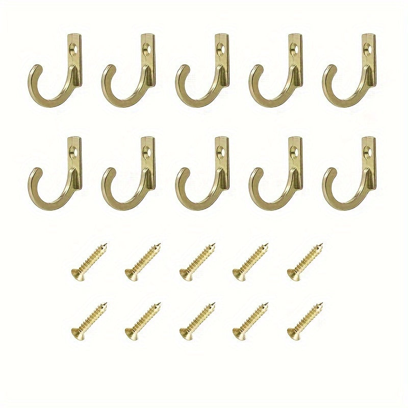 Juego de 10 ganchos decorativos para pared para dormitorio, baño y más, fáciles de instalar