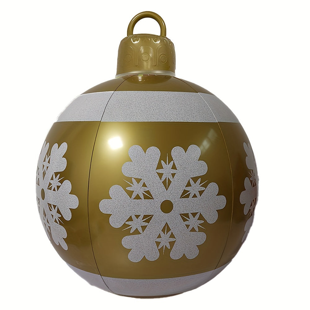Inflatable Christmas Balls PVC Ball Decorations for Gardens and Entrance Halls