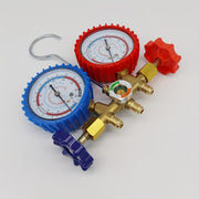Manifold Gauge Set with Hose and Hook for Air Conditioning Refrigerant R404A R12 R22 R134A