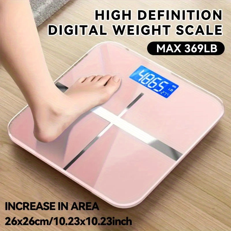 Body scale with wide platform large capacity accurate readings backlit LCD display ideal gift
