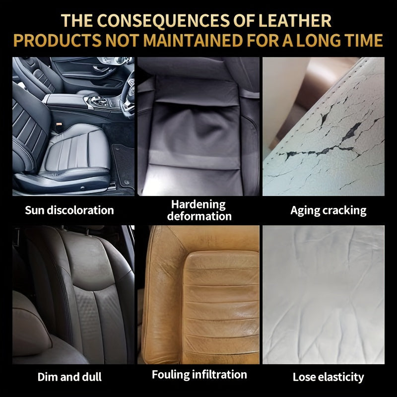 универсальный крем для полировки кожи для автомобильных сидений и обивки 150мл восстановитель