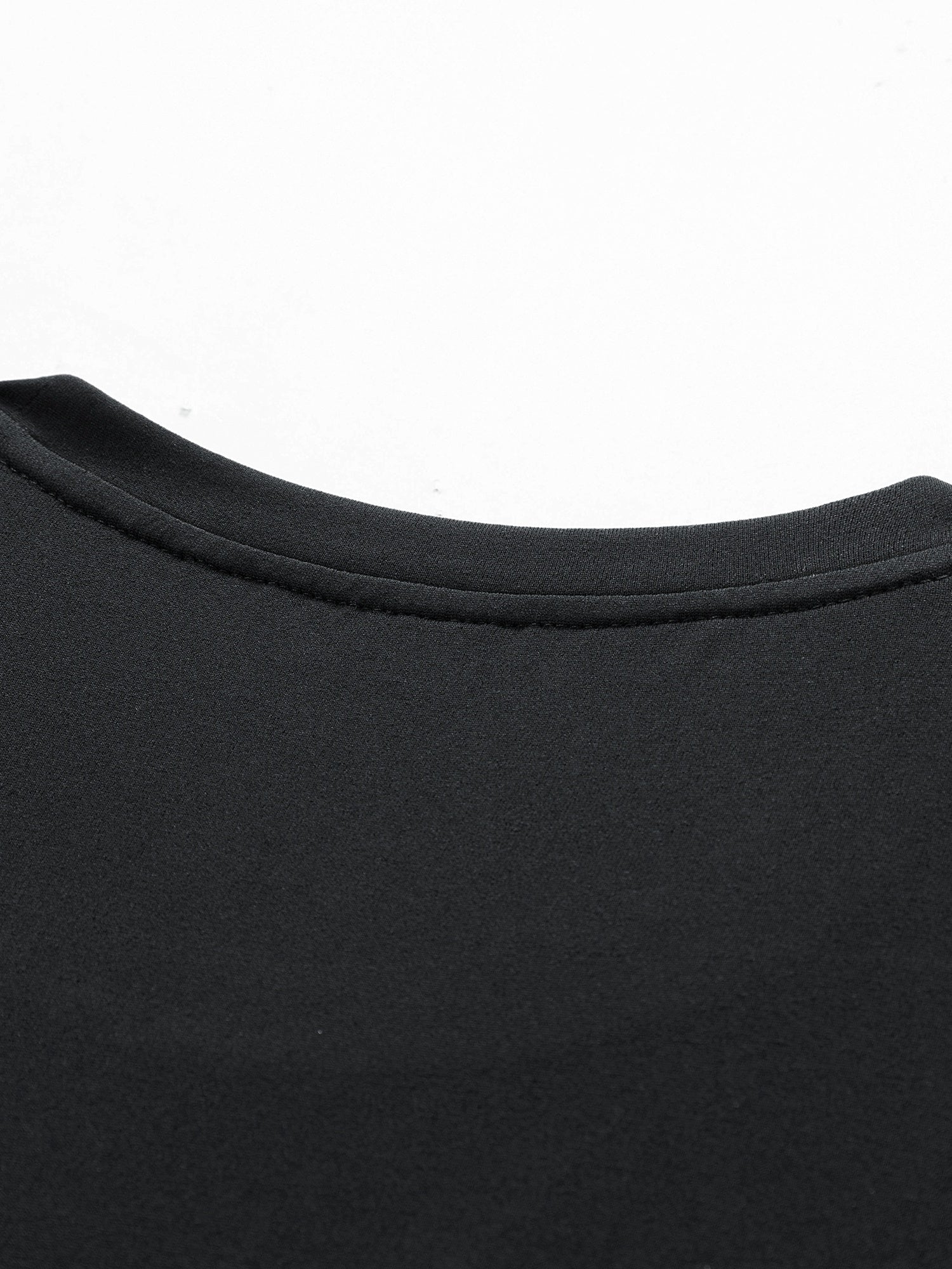 Men's Casual Outfit Geometric Line Pattern T-Shirt and Drawstring Jogger Pants