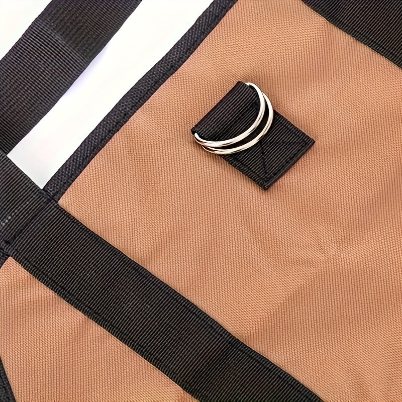 Portable Firewood Carrier Bag Heavy-Duty Storage Tote for Camping and Home