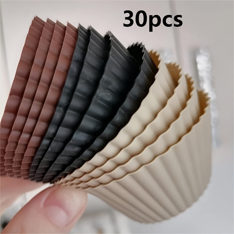 Set of 10/30/50 Reusable Silicone Baking Cups for Cake and Cupcake Baking