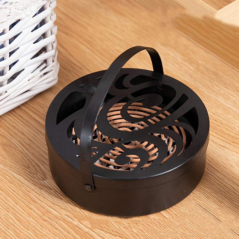 Ochiq havoda chivinlarni oldini oluvchi tutunli koil pech yong'inga chidamli kul idishi